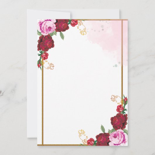 Einladung zur Hochzeit (Rückseite)