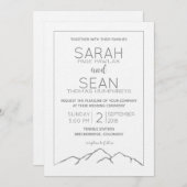 Einladung zur Hochzeit (Vorne/Hinten)