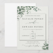 Einladung zur Hochzeit (Vorne/Hinten)