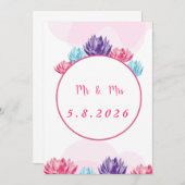 Einladung zur Hochzeit (Vorne/Hinten)