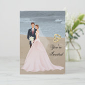 Einladung zur Hochzeit (Stehend Vorderseite)