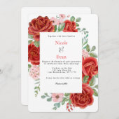 Einladung zur Hochzeit (Vorne/Hinten)