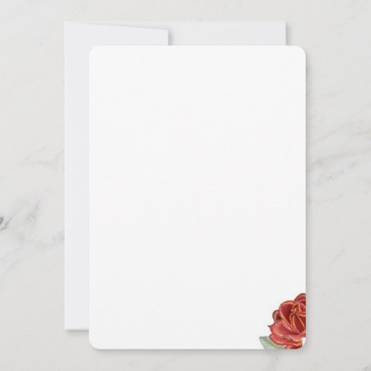 Einladung zur Hochzeit (Rückseite)