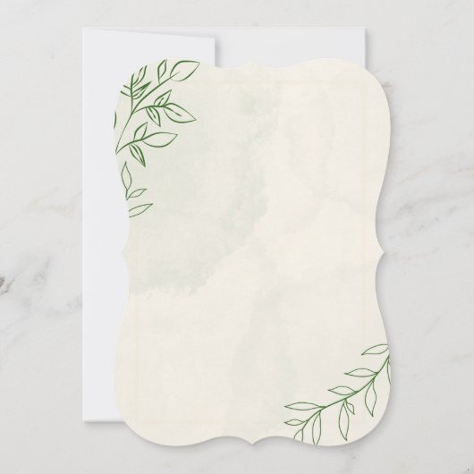 Einladung zur Hochzeit (Rückseite)