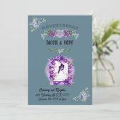 Einladung zur Hochzeit (Stehend Vorderseite)