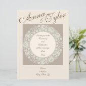 Einladung zur Hochzeit (Stehend Vorderseite)