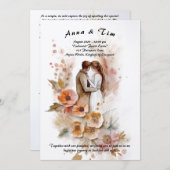 Einladung zur Hochzeit (Vorne/Hinten)