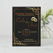 Einladung zur Hochzeit (Stehend Vorderseite)