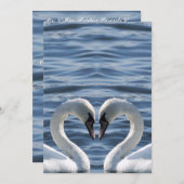 Einladung zur Hochzeit (Vorne/Hinten)