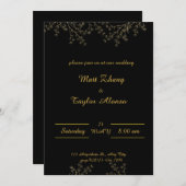 Einladung zur Hochzeit (Vorne/Hinten)