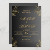 Einladung zur Hochzeit (Vorne/Hinten)