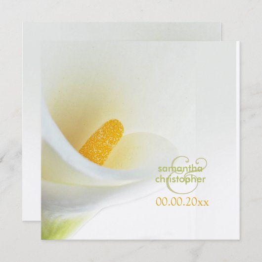 Einladung zur Hochzeit (Vorne/Hinten)