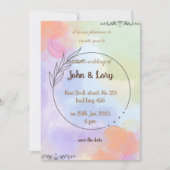 Einladung zur Hochzeit (Vorderseite)