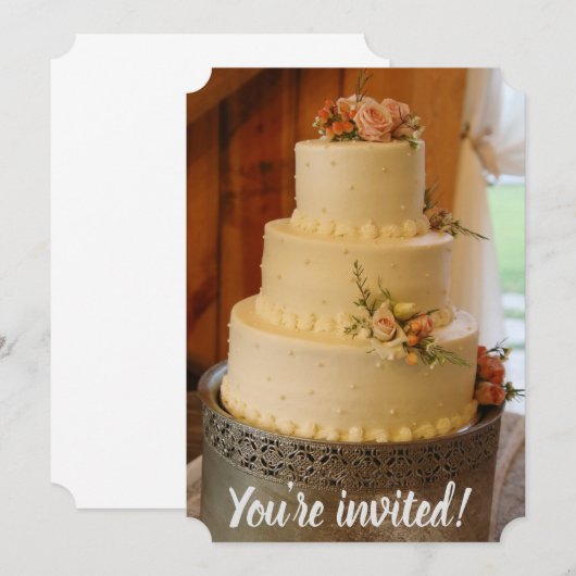 Einladung zur Hochzeit (Vorne/Hinten)