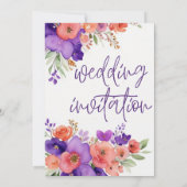 Einladung zur Hochzeit (Rückseite)