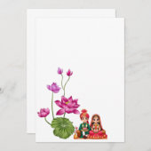 Einladung zur Hochzeit (Vorne/Hinten)