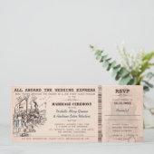 Einladung zur Hochzeit (Stehend Vorderseite)