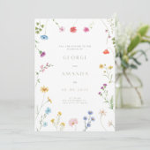 Einladung zur Hochzeit (Stehend Vorderseite)