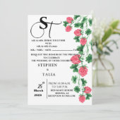 Einladung zur Hochzeit (Stehend Vorderseite)