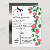 Einladung zur Hochzeit (Vorne/Hinten)