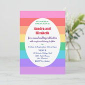 Einladung zur Hochzeit (Stehend Vorderseite)