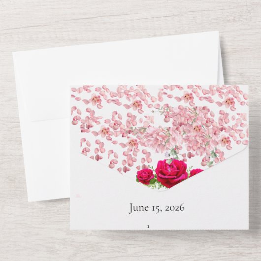 Einladung zur Hochzeit (Rückseite)