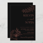 Einladung zur Hochzeit (Vorne/Hinten)