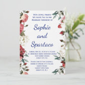 Einladung zur Hochzeit (Stehend Vorderseite)