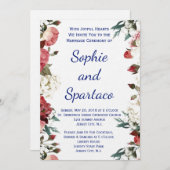 Einladung zur Hochzeit (Vorne/Hinten)