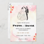 Einladung zur Hochzeit (Vorne/Hinten)