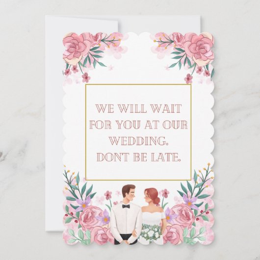 Einladung zur Hochzeit (Rückseite)