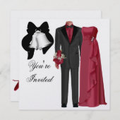 Einladung zur Hochzeit (Vorne/Hinten)