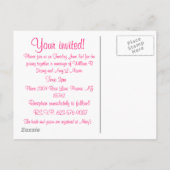 Einladung zur Hochzeit (Rückseite)