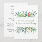 Einladung zur Hochzeit (Vorne/Hinten)