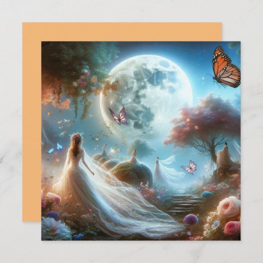 Einladung zur Hochzeit (Vorne/Hinten)