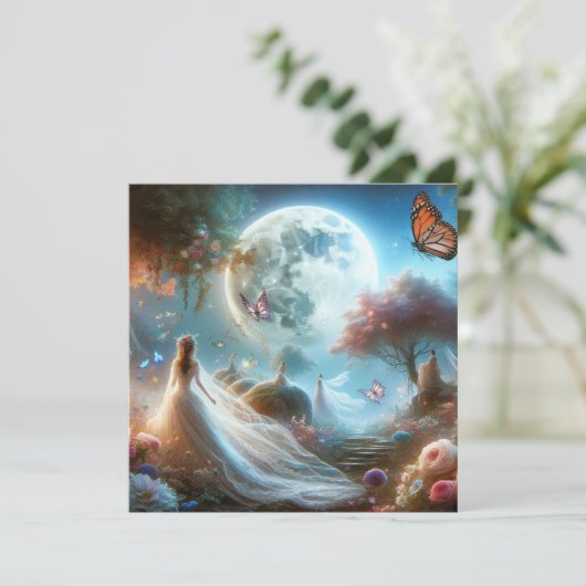 Einladung zur Hochzeit (Stehend Vorderseite)