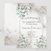 Einladung zur Hochzeit (Vorne/Hinten)