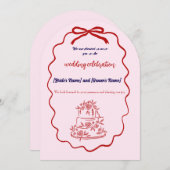 Einladung zur Hochzeit (Vorne/Hinten)