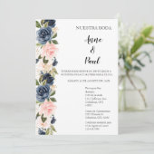 Einladung zur Hochzeit (Stehend Vorderseite)