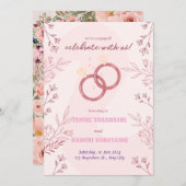 Einladung zur Hochzeit (Vorne/Hinten)