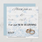 Einladung zur Hochzeit (Vorne/Hinten)