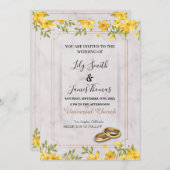 Einladung zur Hochzeit (Vorne/Hinten)