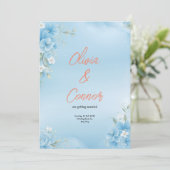 Einladung zur Hochzeit (Stehend Vorderseite)