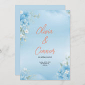Einladung zur Hochzeit (Vorne/Hinten)