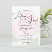 Einladung zur Hochzeit (Stehend Vorderseite)