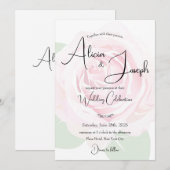 Einladung zur Hochzeit (Vorne/Hinten)