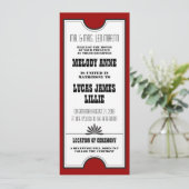 Einladung zur Hochzeit (Stehend Vorderseite)