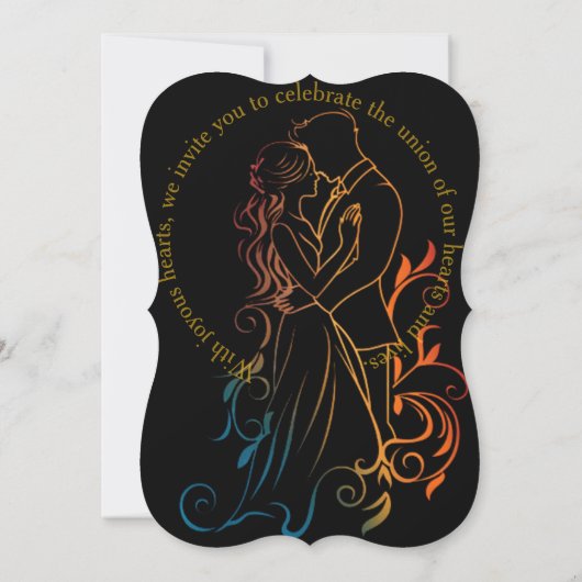 Einladung zur Hochzeit (Rückseite)