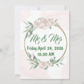 Einladung zur Hochzeit (Vorderseite)