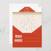 Einladung zur Hochzeit (Vorne/Hinten)